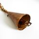1960s cone pendant lamp in copper by th. valentiner copenhagen denmark