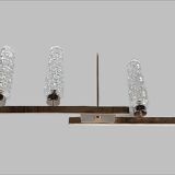 Chandelier mid century modern geometric shape 1 meter long