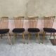 Série de 4 chaises Baumann vintage