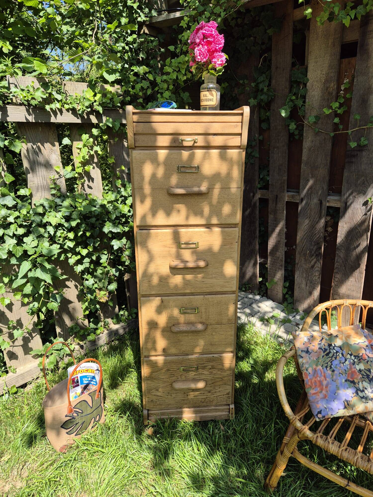 Antique filing cabinet