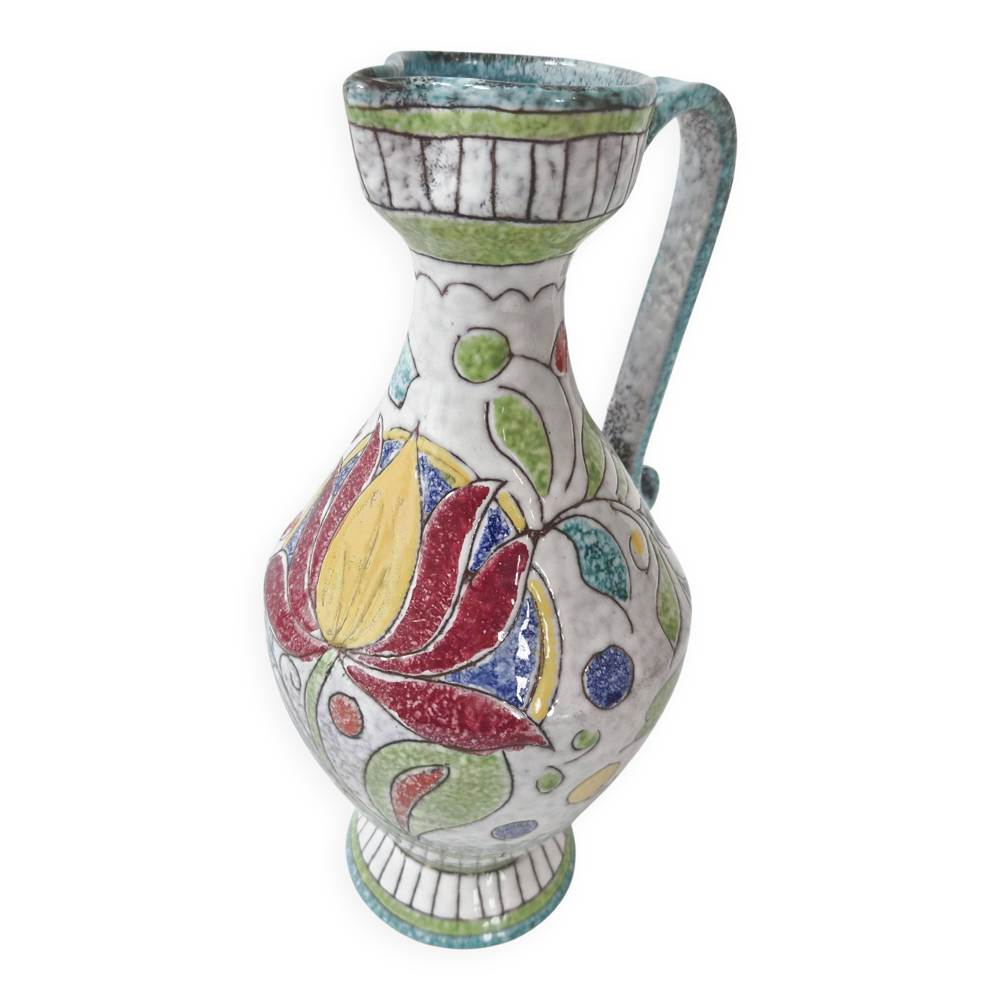 Vintage pitcher by Fratelli Fanciullacci 1950