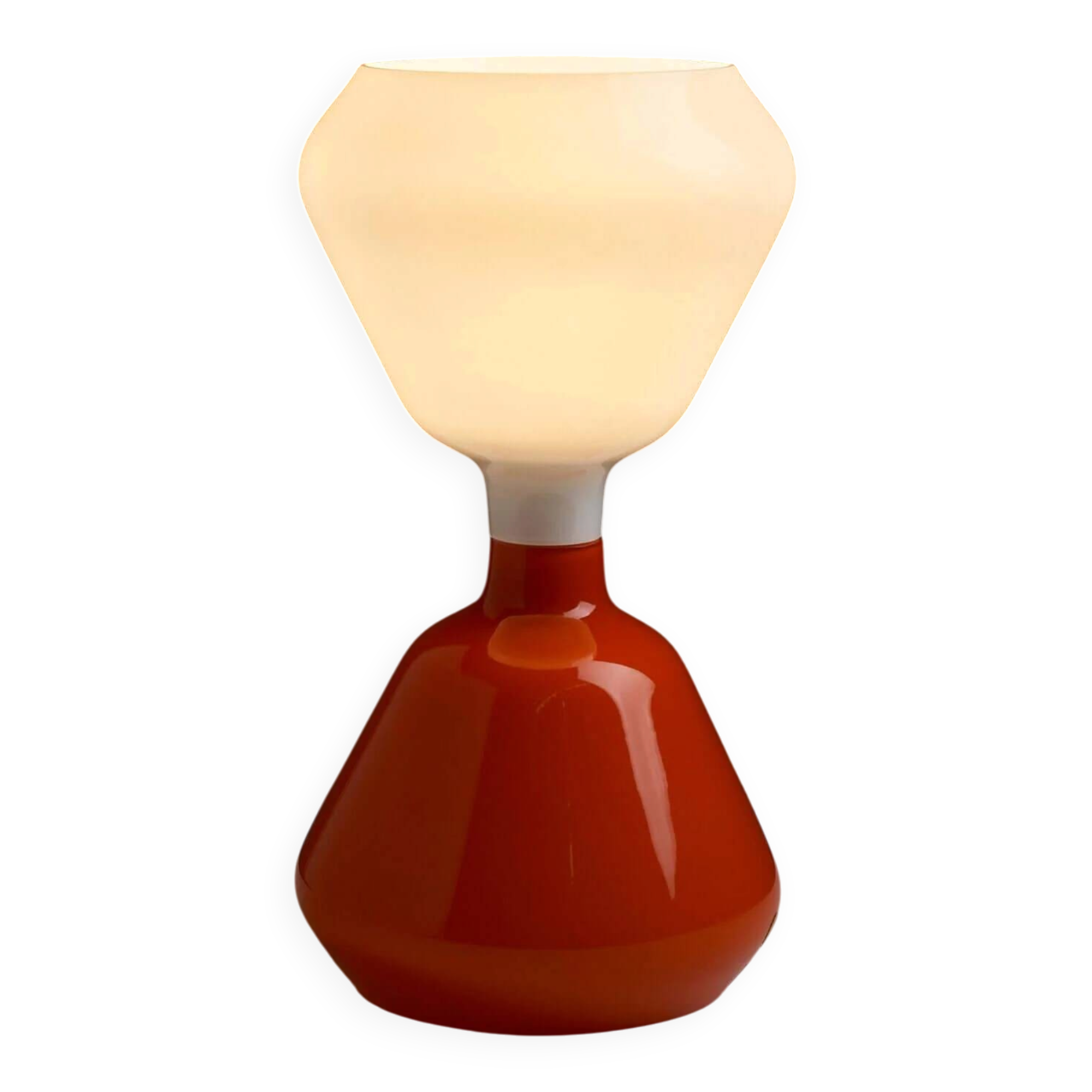 Glass Table lamp by Peter Pelzel for Vistosi