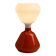 Glass Table lamp by Peter Pelzel for Vistosi