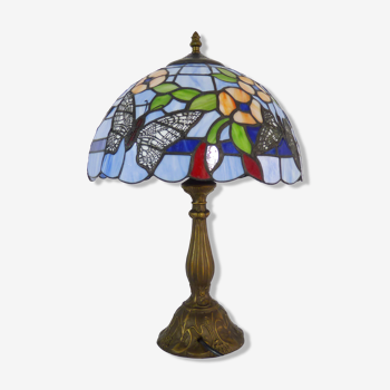 Lampe papillon Art Nouveau. Année 80