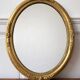 Oval gold mirror - Victorian style