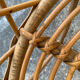 Rattan desk and chair 1960