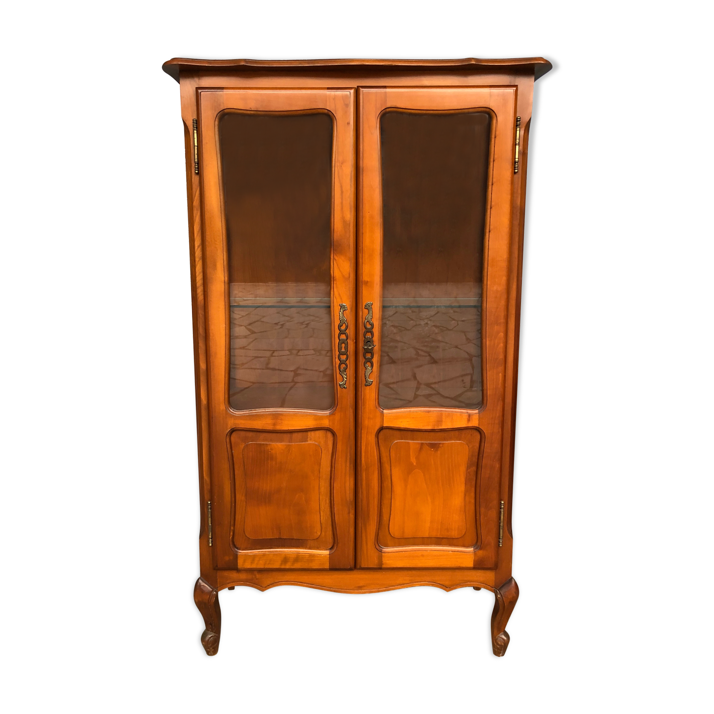 Vitrine en merisier