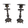 Pair of candle holders