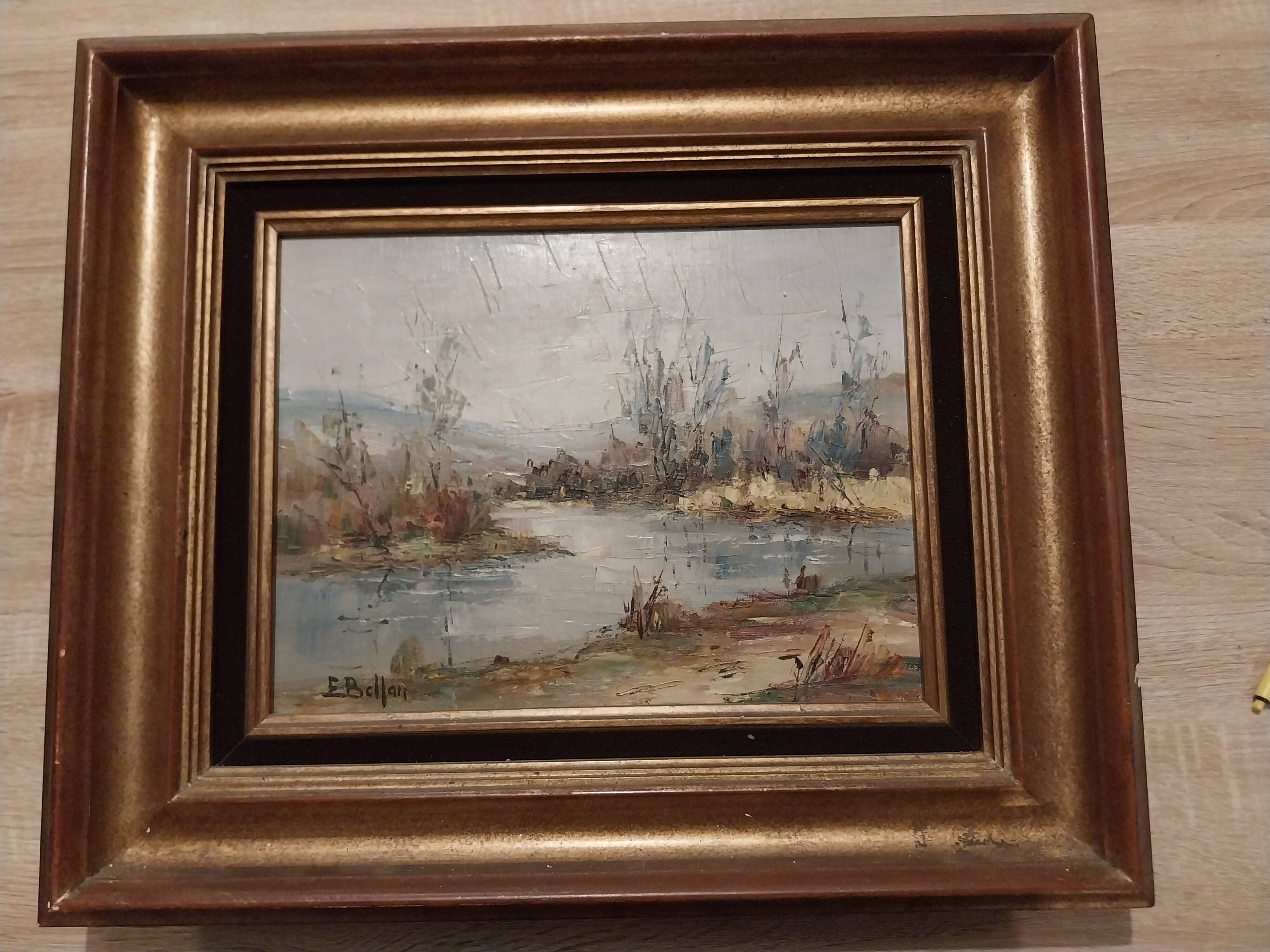 Oil on canvas signed Etienne Bellan (1922-2000)