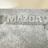 Industrial french dark blue enamel pendant lamp from mazda, 1960s
