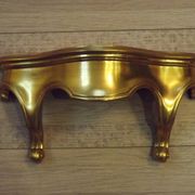 Vintage Ornate Gold Resin Wall-Mounted Mirror & Matching Console Table 5055