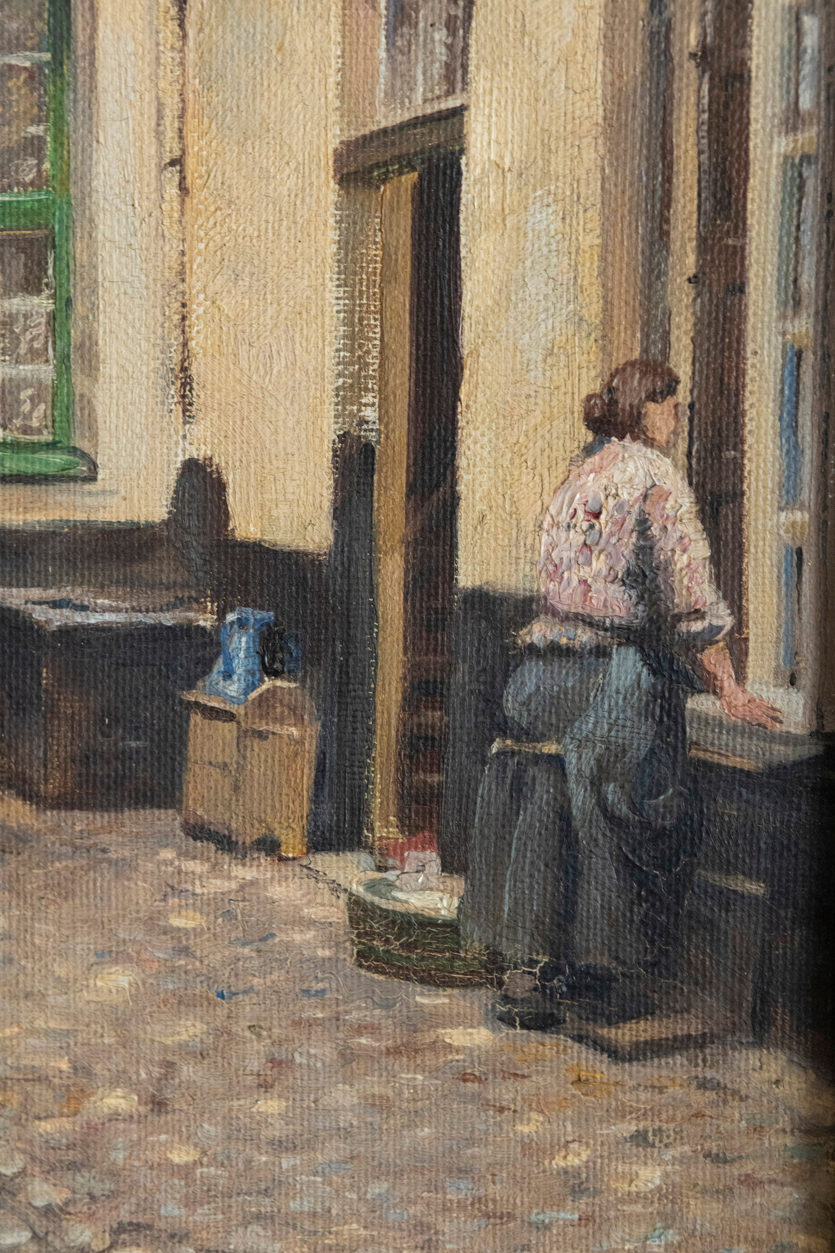 Oil painting on canvas Jozef Quisthoudt 1883:1953 Antwerp