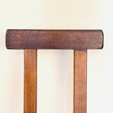 Pair of brutalist bar stools published by Mobichalet, 1950