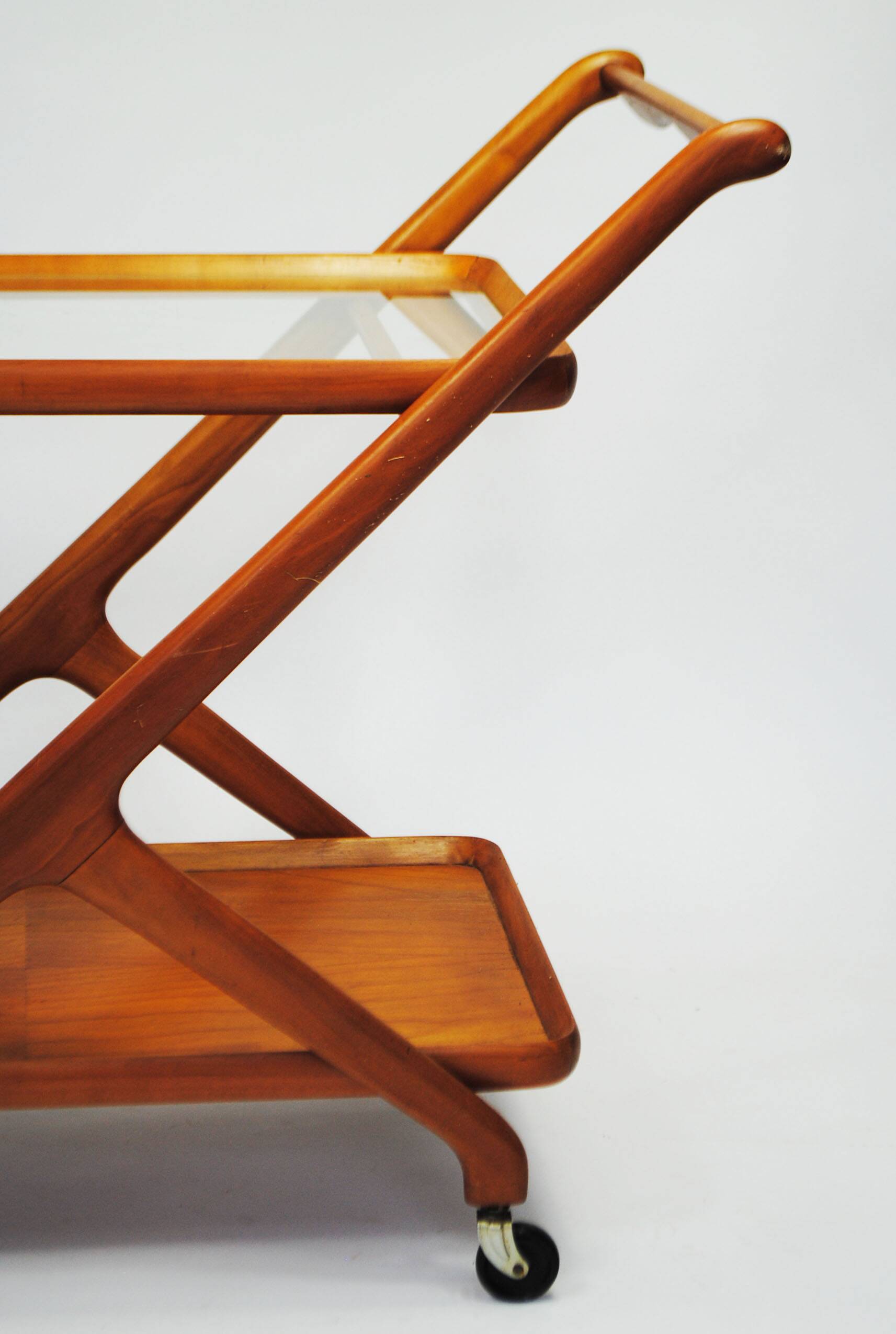 Cedar serving trolley, Italy 1950