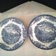 2 Churchill English porcelain dinner plates