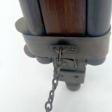 Classic lampshade on antique surveyor tripod