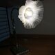Lamp art nouveau lampshade tulip white