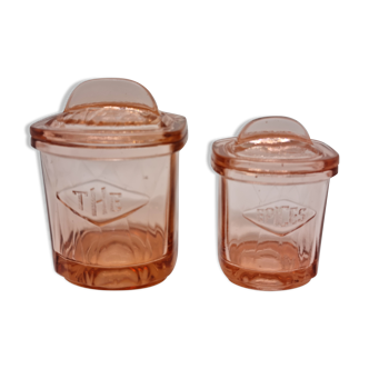 Set of 2 spice jars