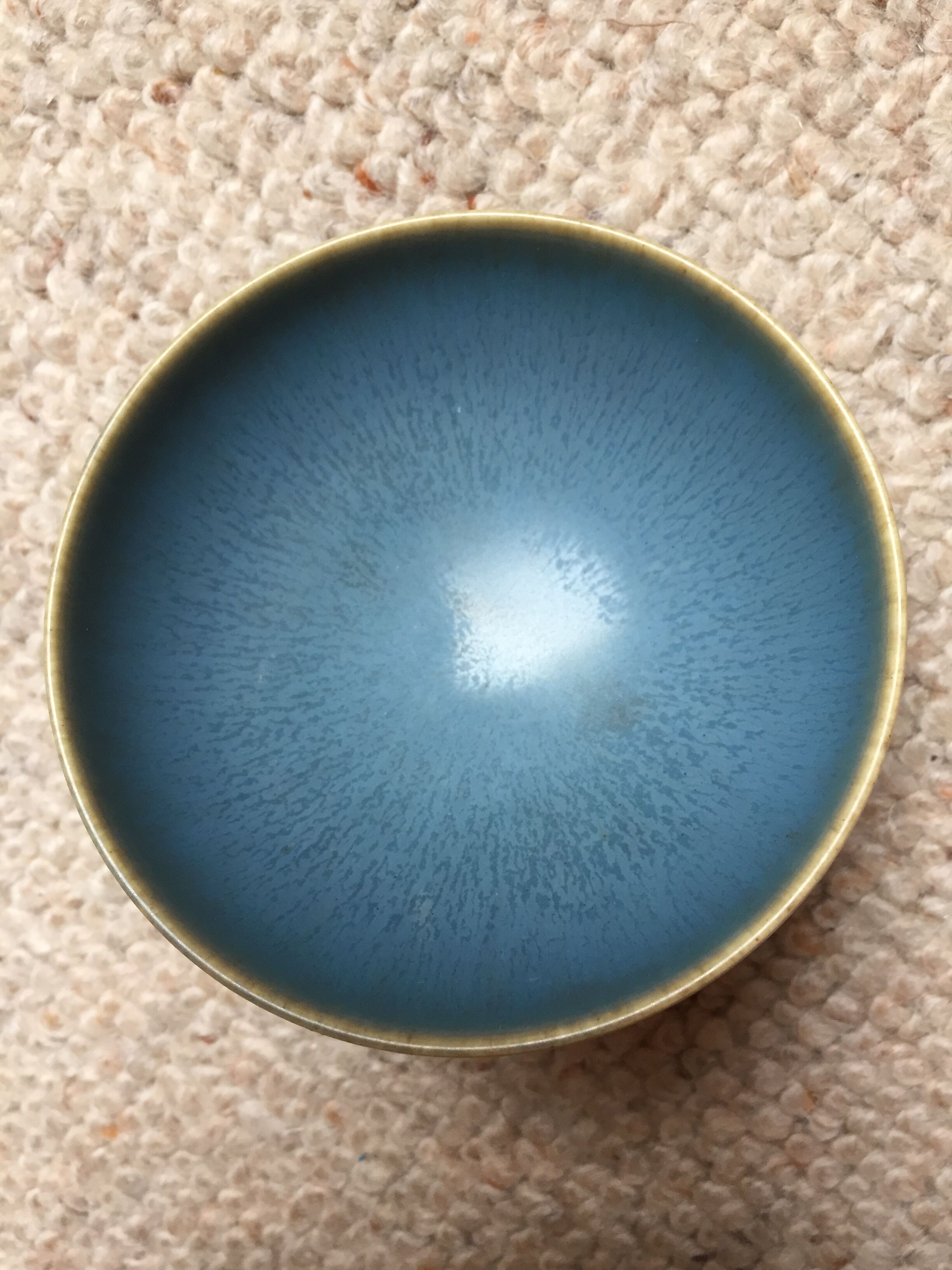 Palshus HaresFur Bol Linnemann-Schmidt for Palshus, Denmark, vintage ceramic pottery vase 1950