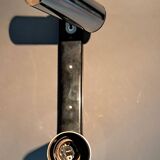 Pair of modernist chrome wall lights 1960.