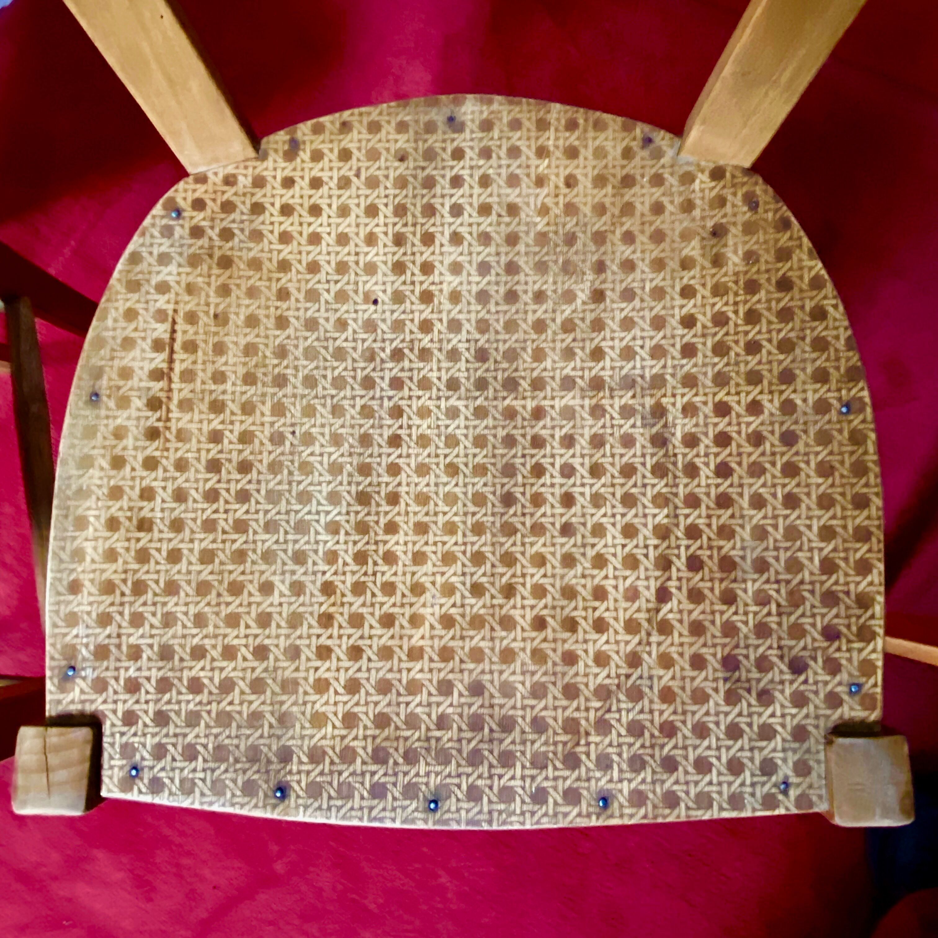 Ensemble de 5 chaises bistrot-années 40
