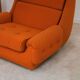 Paire de fauteuils Atlantis Orange République Tchèque 1970