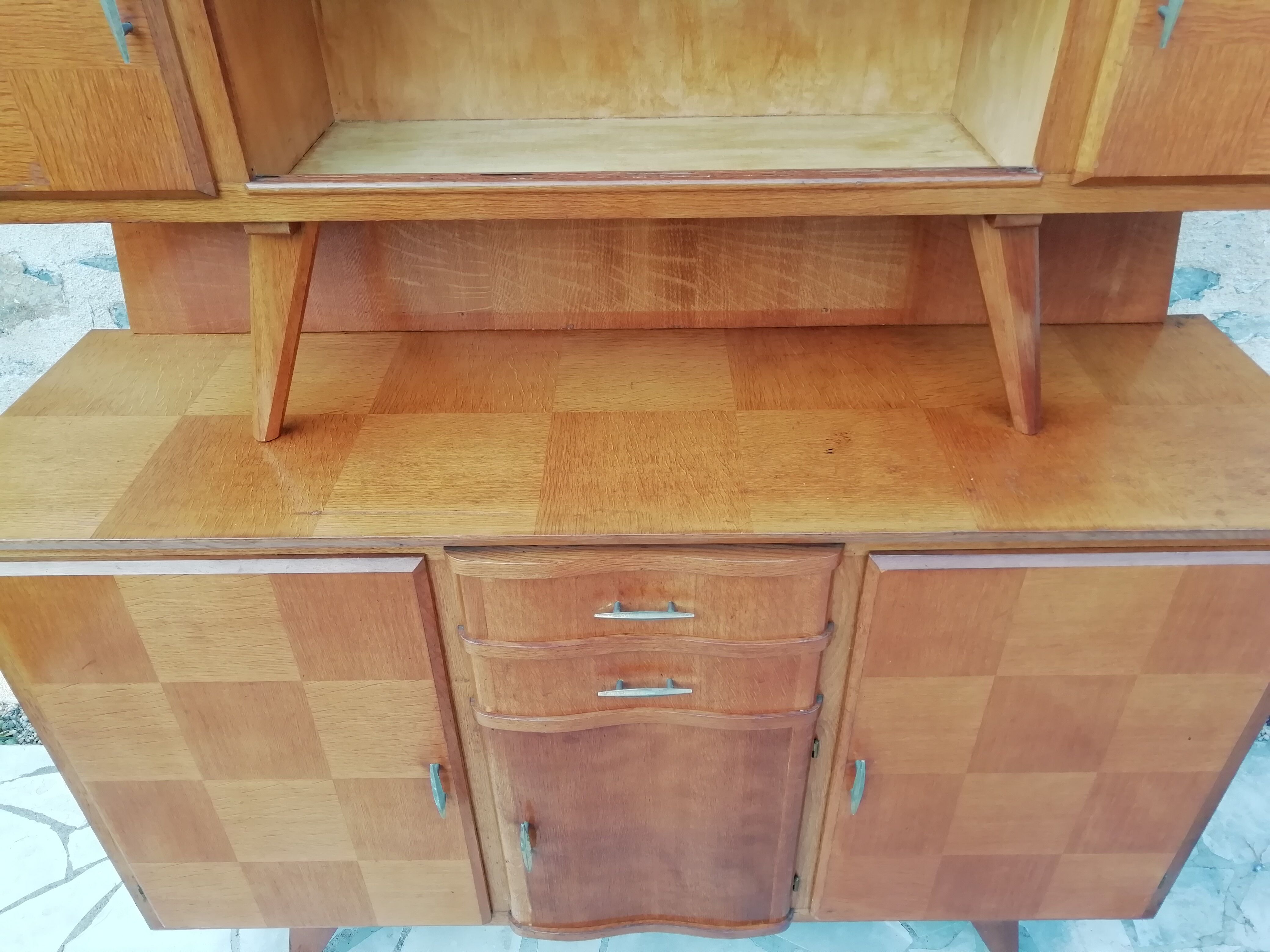 Vintage oak buffet
