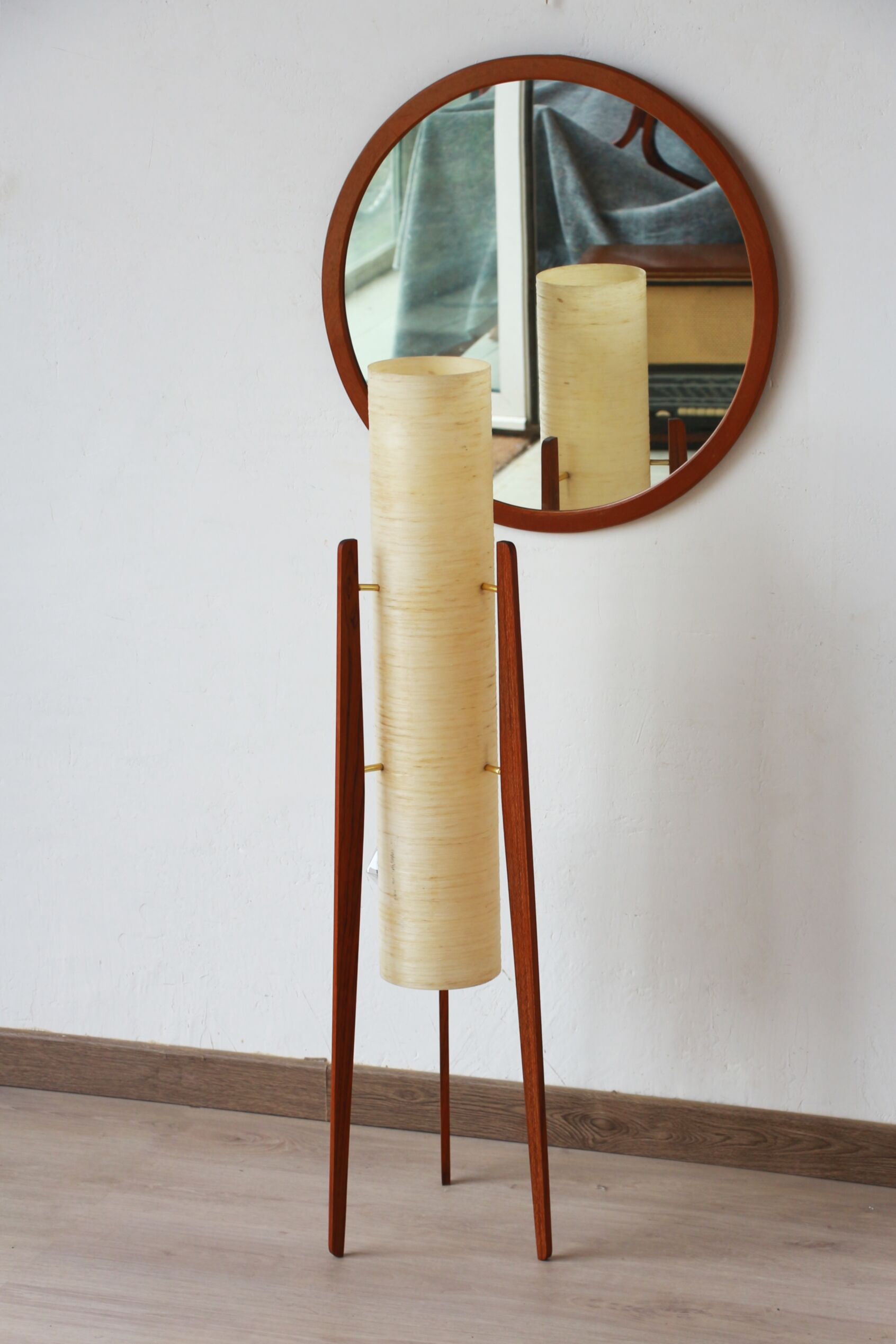 Rocket lamp - cream - 60's