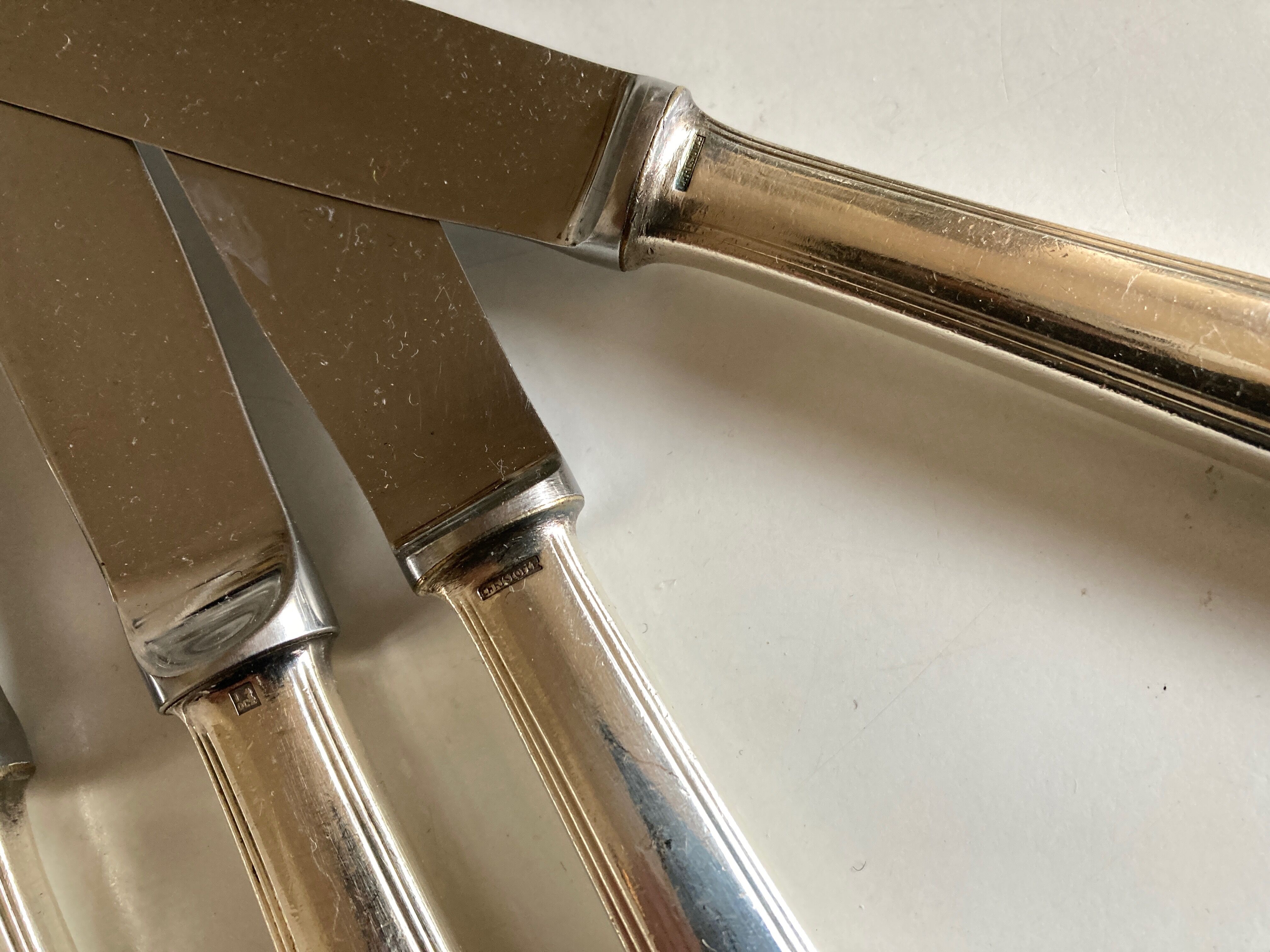 Set of 12 Christofle America knives