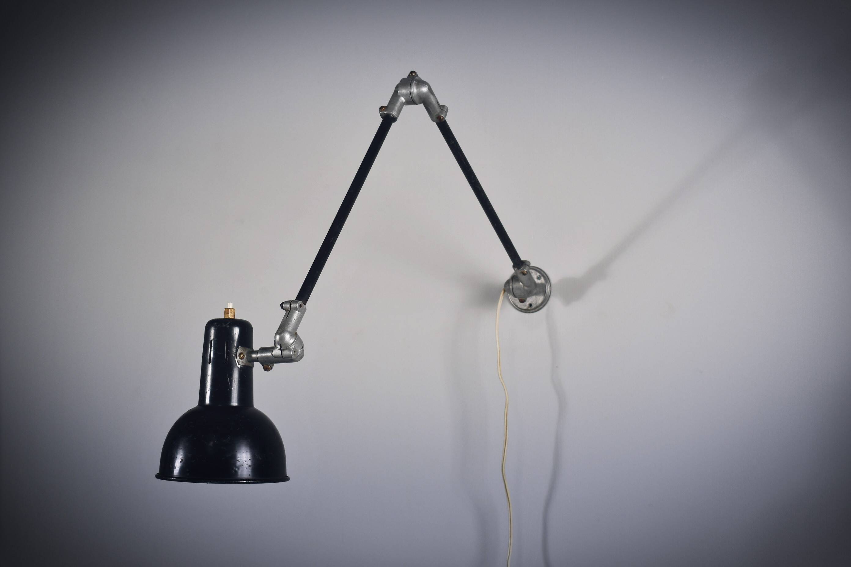 Lampe d'architecte vintage Rijo Danemark 1950
