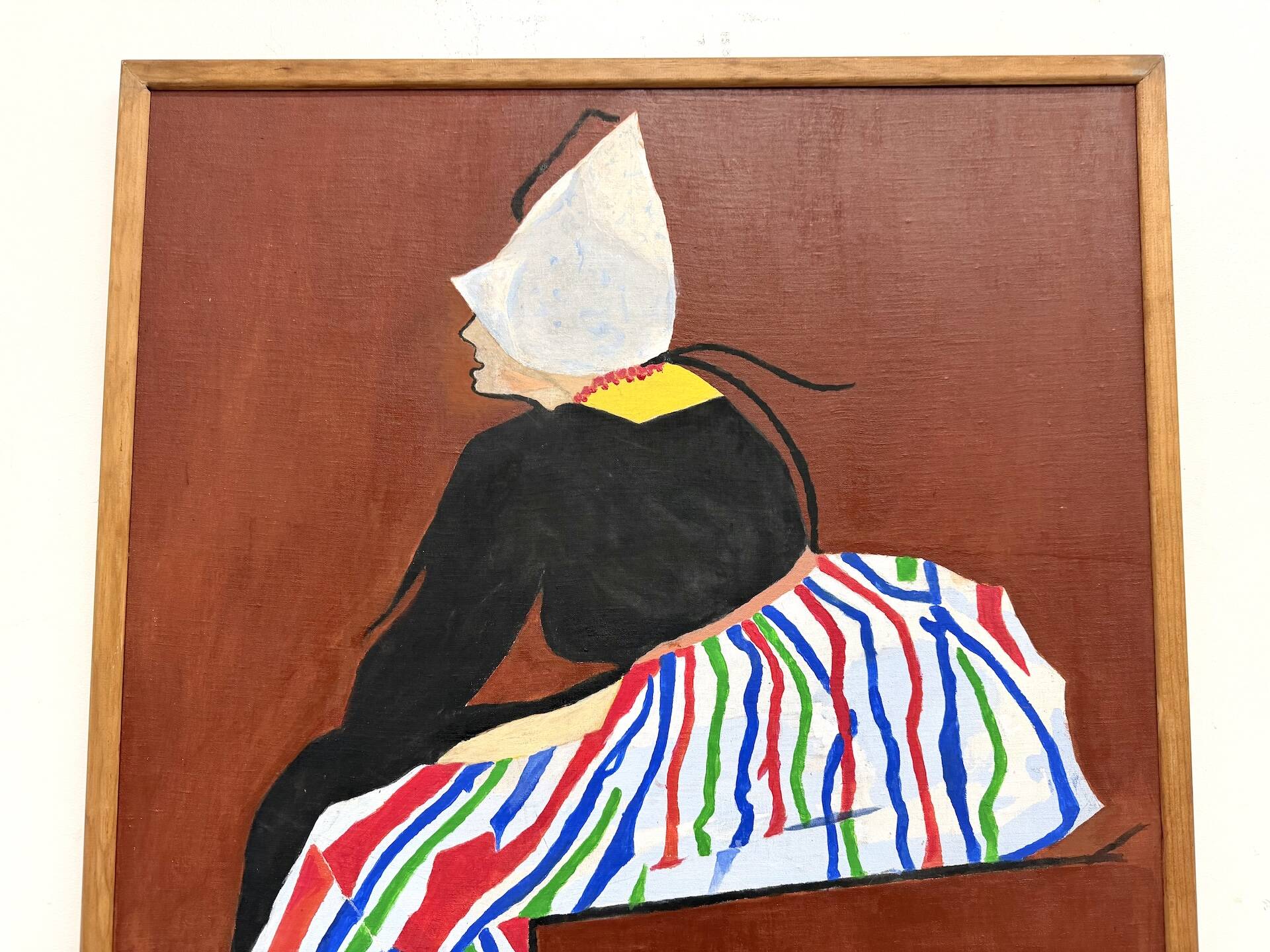 Large Swedish Tableau Signed Lars Norman (1962) – Oil on Panel