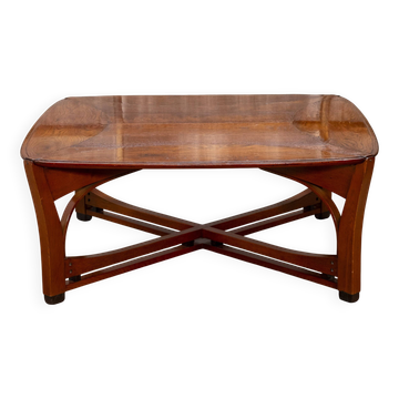 Frits Schuitema Jugendstil Coffee Table in Oak, 1980s