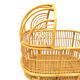 Berceau en rotin vintage pour bébé
