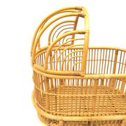 Berceau en rotin vintage pour bébé