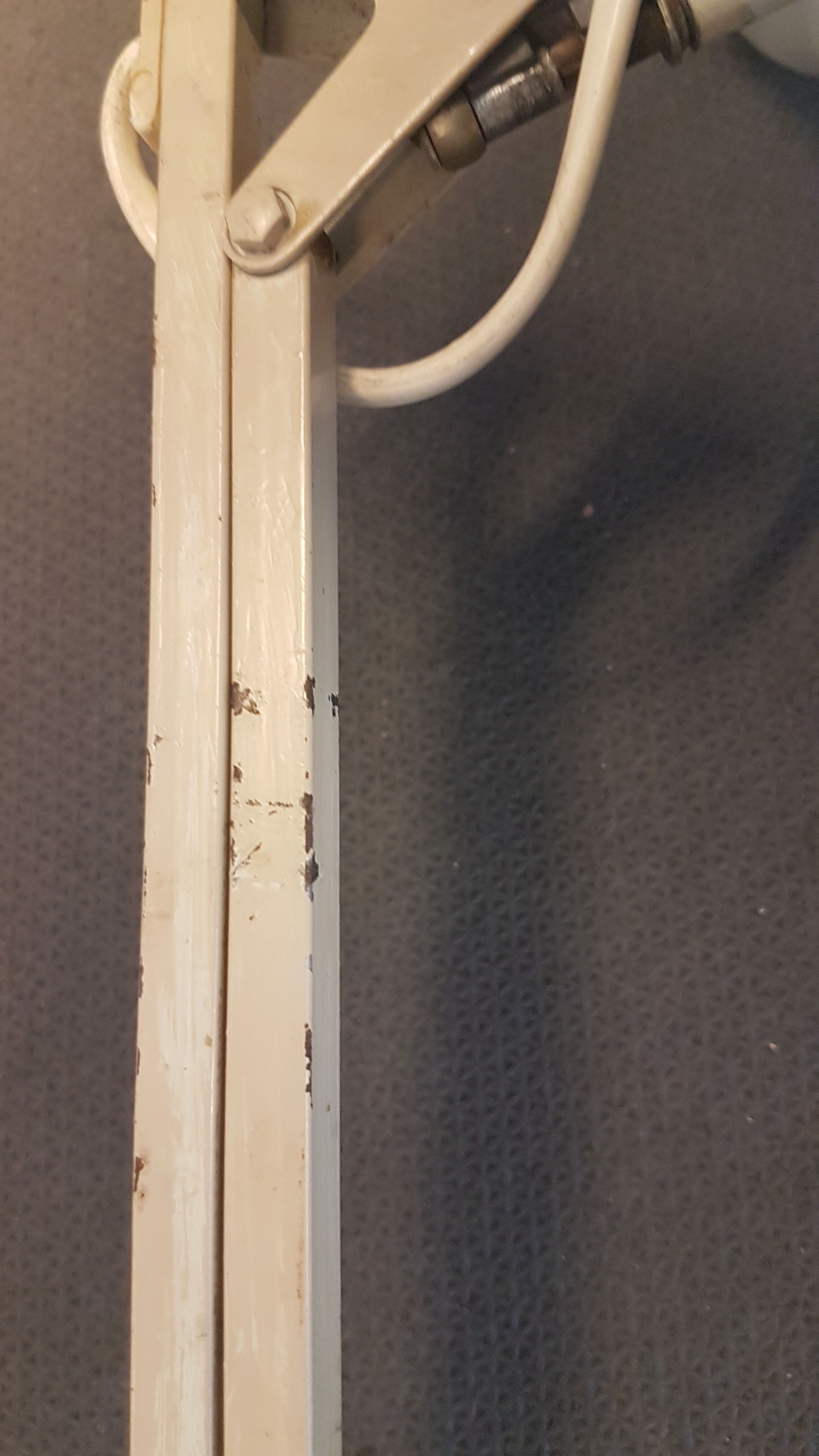 Luxo architect floor lamp on wheels, 1960s