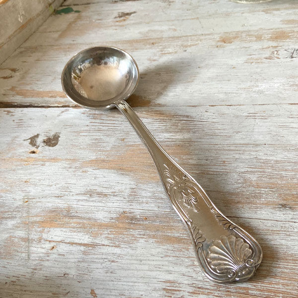 Silver metal ladle
