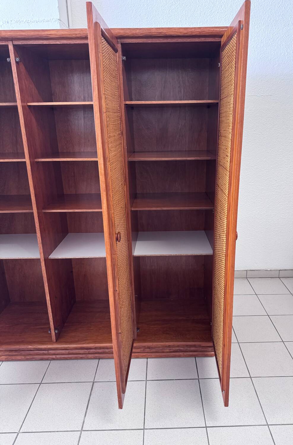 Roche Bobois rattan wardrobe