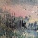 Vintage oil painting, "Les Matinés", signed Alain Schlawick