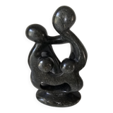 Sculpture en pierre de savon - Famille Parents / enfants design moderne