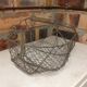 Old iron basket