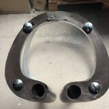 4 chairs by Michel Charron, 1970, plexiglass and aluminum