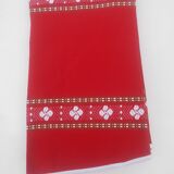 Basque cross round tablecloth