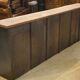 Strafor cabinet with flaps, 6 columns, oak top, 1950s.