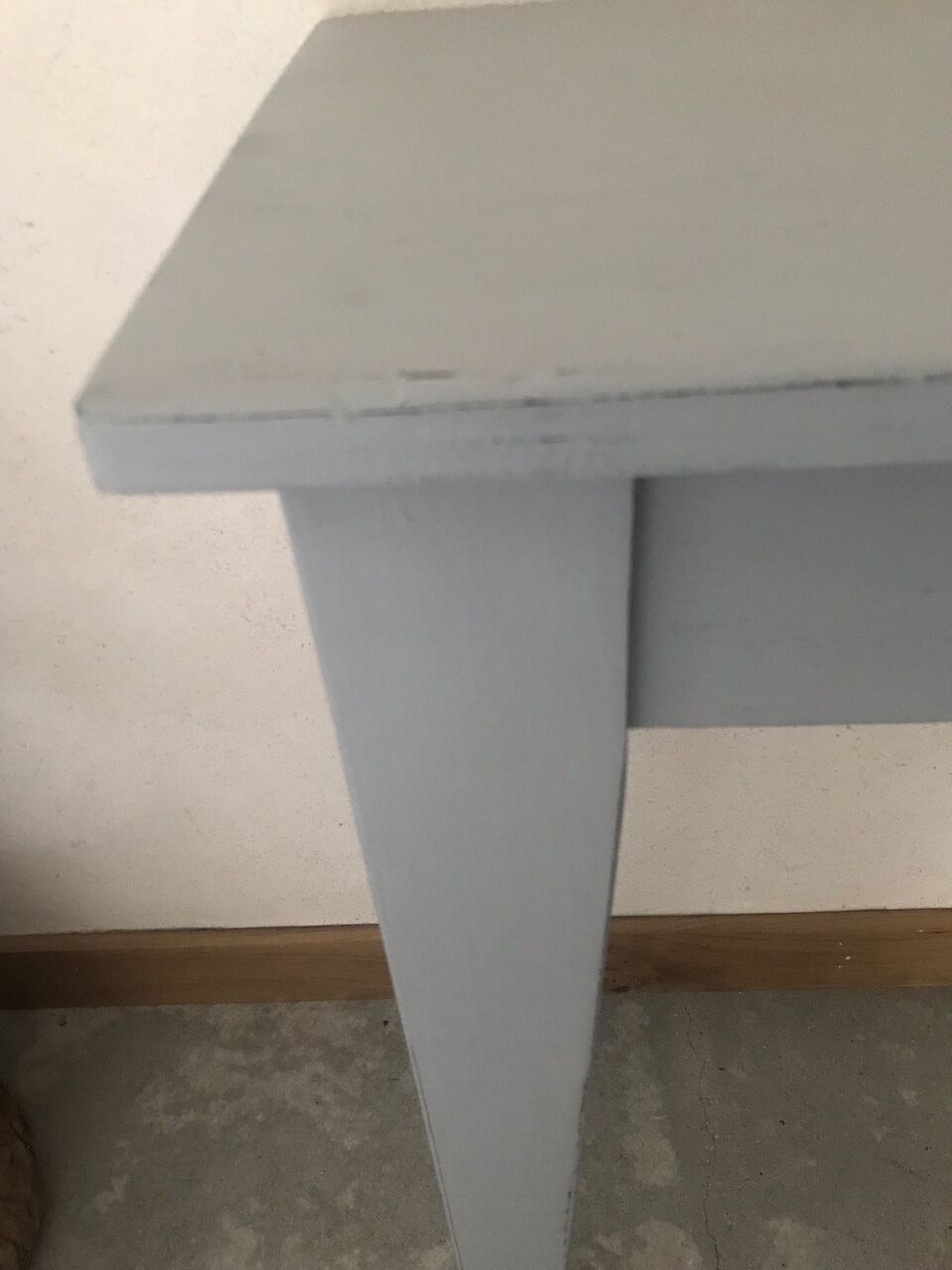 Grey patinated console