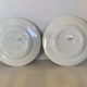 4 old earthenware plates decorated Alsace