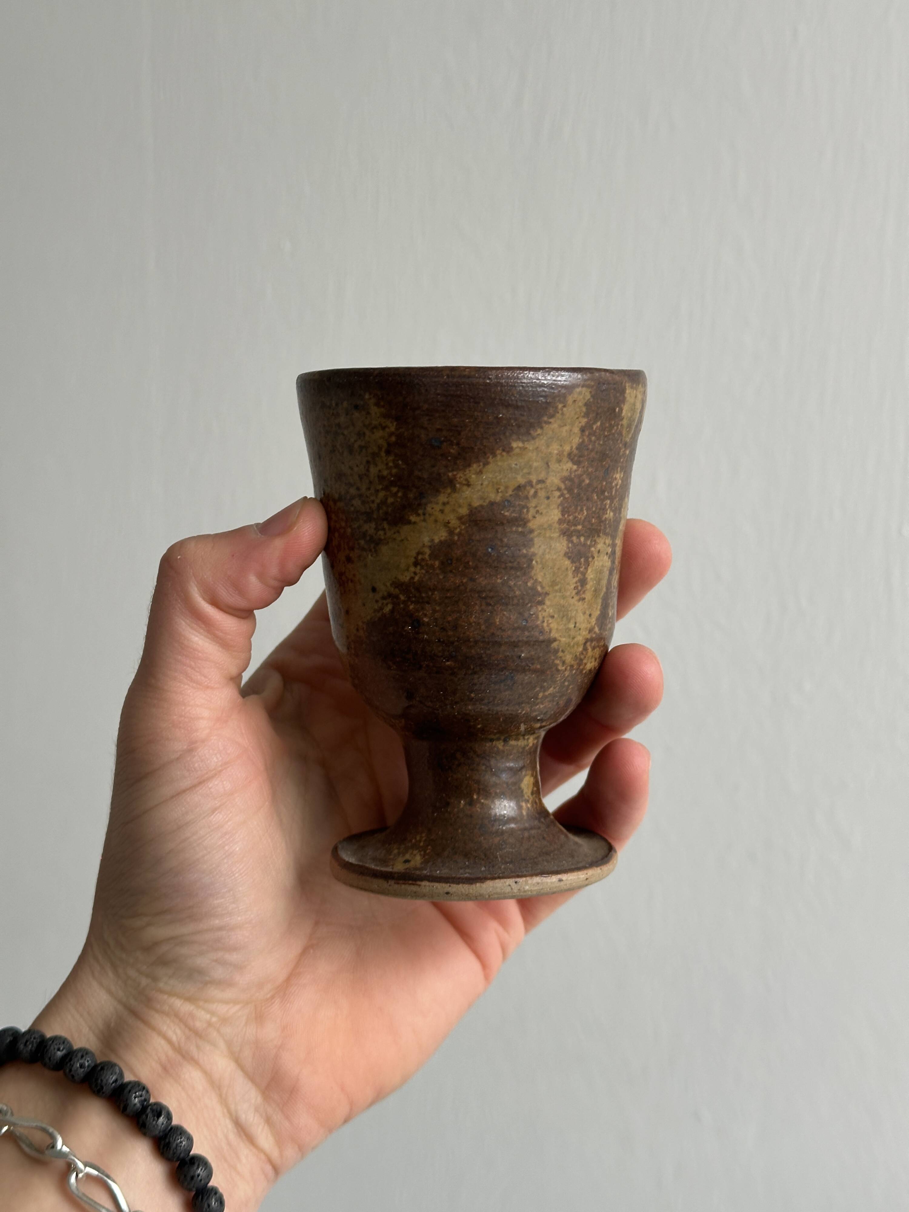 Small old stoneware mug