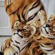 Ceramic sculpture tiger Modern Art Capodimonte