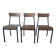 Set of 3 stella chairs "the indislocable chair"