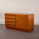 Compact mid-century teak sideboard