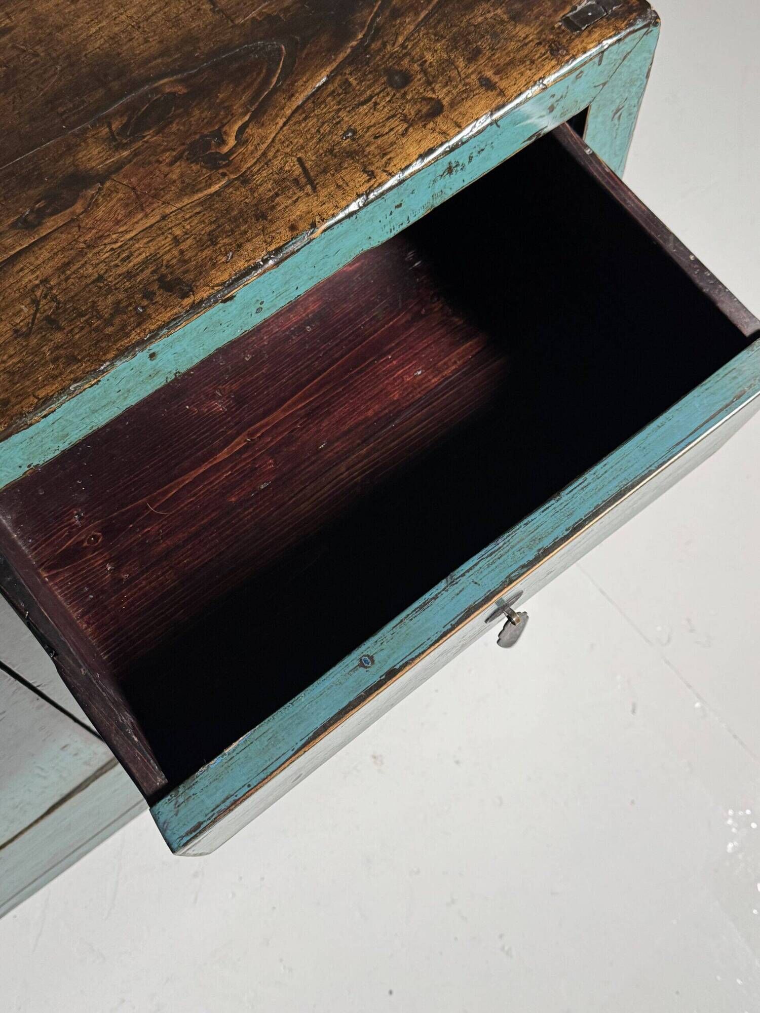 Chinese blue sideboard